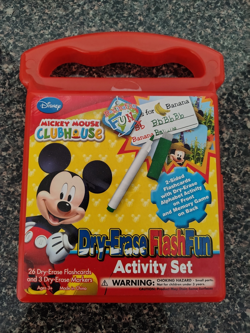 Disney Mickey Mouse Clubhouse Red and Yellow Dry-Erase Activity Set